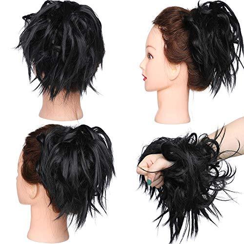 Tousled Wavy Hairpiece Bun Scrunchie Hair Wrap - Image 63