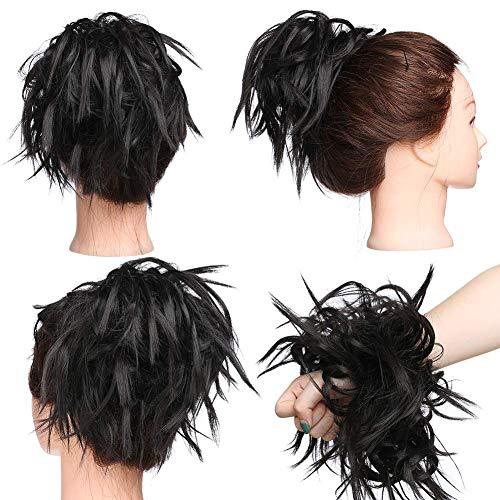 Tousled Wavy Hairpiece Bun Scrunchie Hair Wrap - Image 66