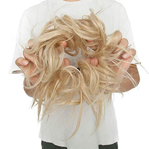 Tousled Wavy Hairpiece Bun Scrunchie Hair Wrap - Image 67