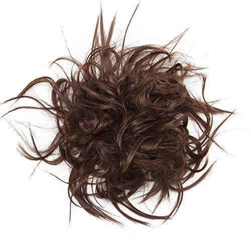 Tousled Wavy Hairpiece Bun Scrunchie Hair Wrap - Image 73