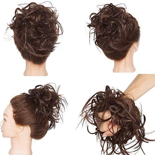 Tousled Wavy Hairpiece Bun Scrunchie Hair Wrap - Image 75