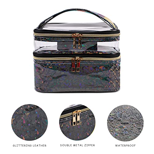 Travel Makeup Pouch Organizer Bag - Image 43