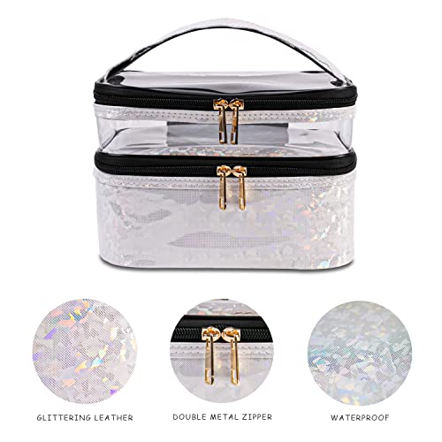 Travel Makeup Pouch Organizer Bag - Image 49