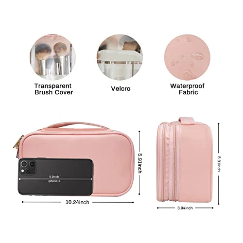 Travel Makeup Pouch Organizer Bag - Image 59