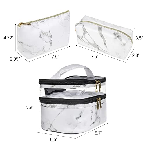 Travel Makeup Pouch Organizer Bag - Image 66