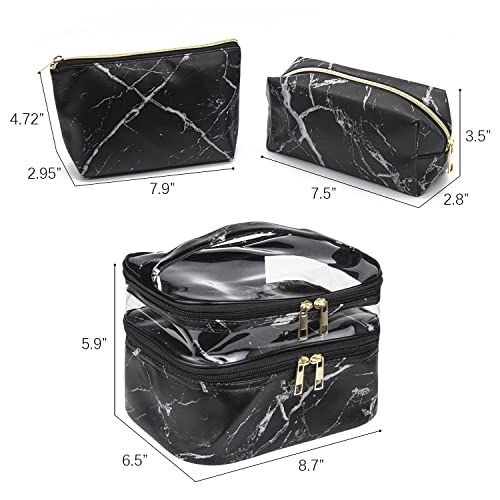 Travel Makeup Pouch Organizer Bag - Image 73