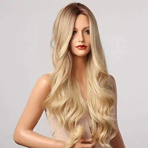 Trianne Extra Long High Temperature Wig with Waves - Image 2