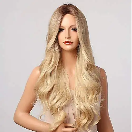 Trianne Extra Long High Temperature Wig with Waves - Image 3