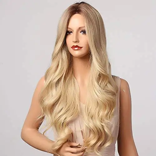 Trianne Extra Long High Temperature Wig with Waves - Image 4