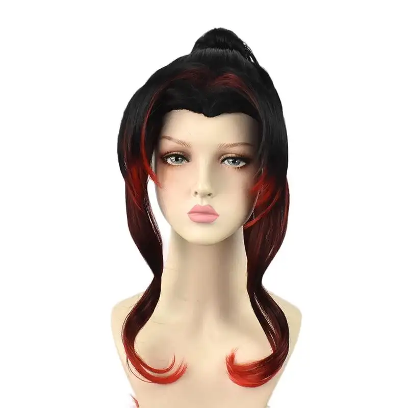 Tsugikuni Yoriichi Ponytail Cosplay Wig - Image 3