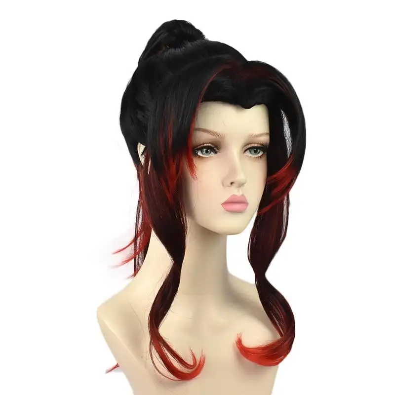 Tsugikuni Yoriichi Ponytail Cosplay Wig - Image 4