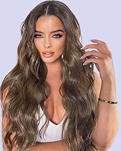 Two-Tone Ash Brown Ombre Lace Front Wig - Image 2