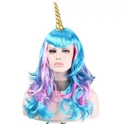 Unicorn Rainbow Cosplay Anime Wig - Image 3