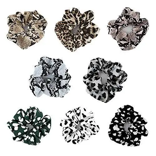 Velvet Fashion Hair Scrunchies - 8 Piece Gift Set - Image 10