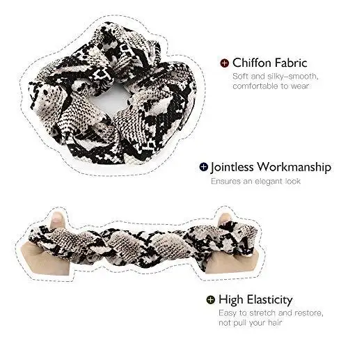 Velvet Fashion Hair Scrunchies - 8 Piece Gift Set - Image 11