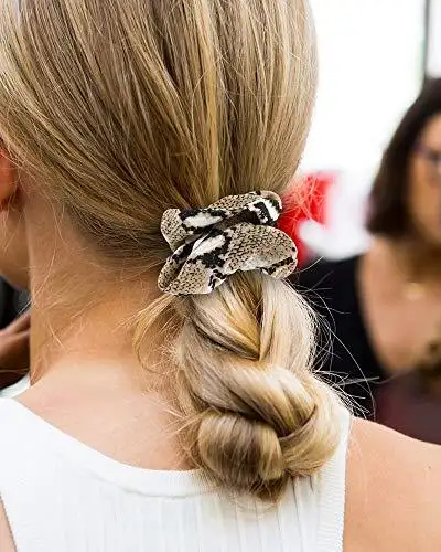 Velvet Fashion Hair Scrunchies - 8 Piece Gift Set - Image 16