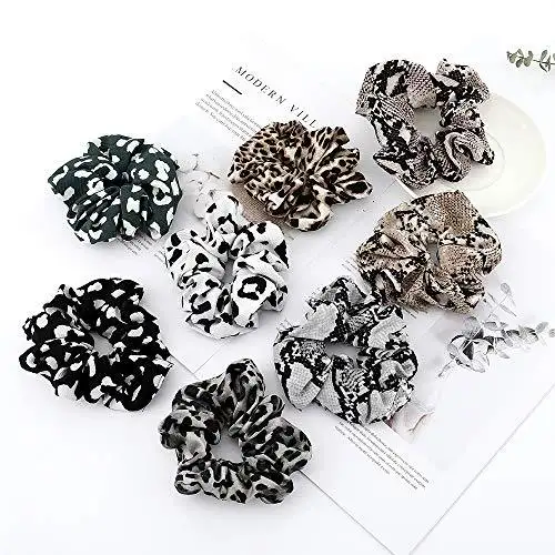 Velvet Fashion Hair Scrunchies - 8 Piece Gift Set - Image 17