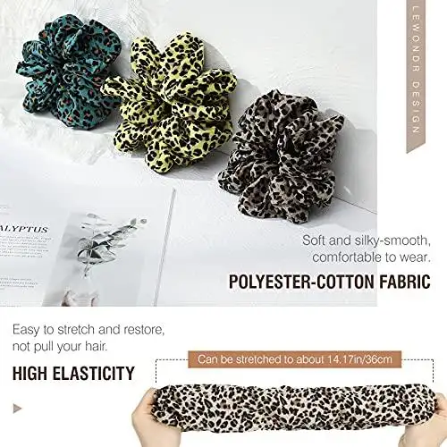 Velvet Fashion Hair Scrunchies - 8 Piece Gift Set - Image 20