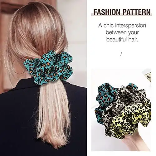 Velvet Fashion Hair Scrunchies - 8 Piece Gift Set - Image 23