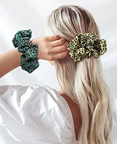 Velvet Fashion Hair Scrunchies - 8 Piece Gift Set - Image 26
