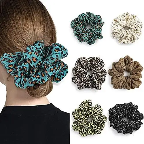 Velvet Fashion Hair Scrunchies - 8 Piece Gift Set - Image 27