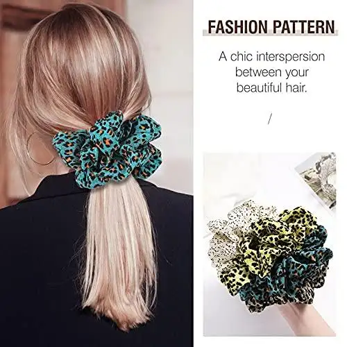 Velvet Fashion Hair Scrunchies - 8 Piece Gift Set - Image 30