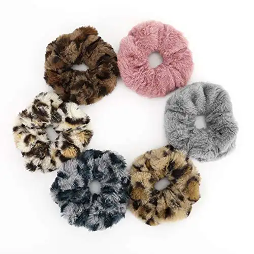 Velvet Fashion Hair Scrunchies - 8 Piece Gift Set - Image 32