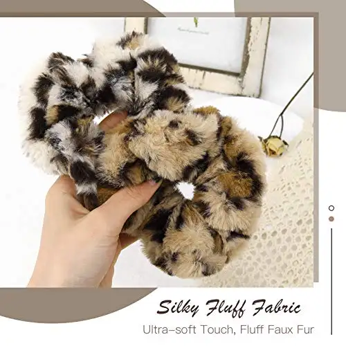 Velvet Fashion Hair Scrunchies - 8 Piece Gift Set - Image 33