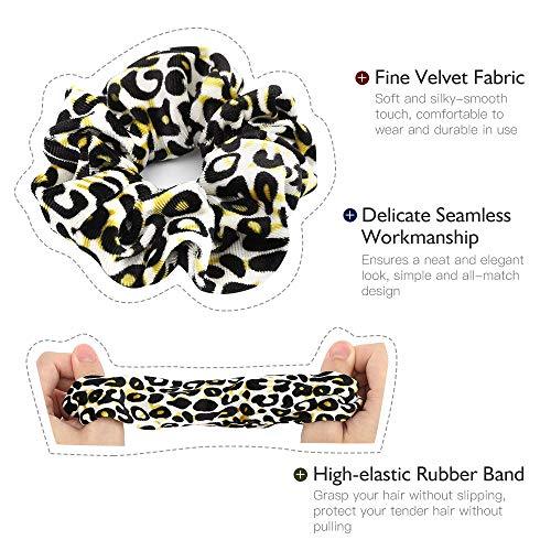 Velvet Fashion Hair Scrunchies - 8 Piece Gift Set - Image 40