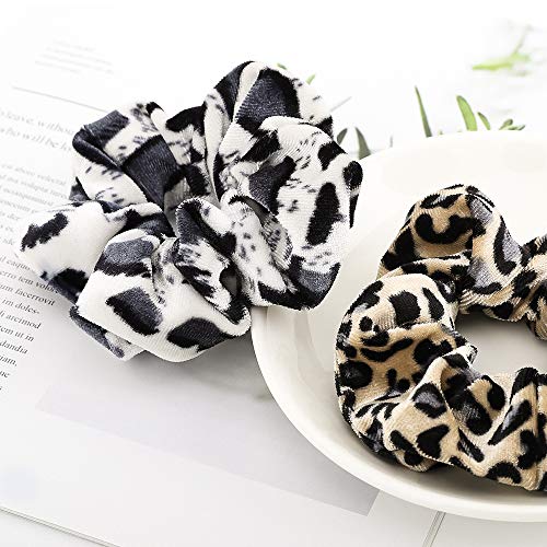 Velvet Fashion Hair Scrunchies - 8 Piece Gift Set - Image 44