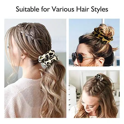 Velvet Fashion Hair Scrunchies - 8 Piece Gift Set - Image 5