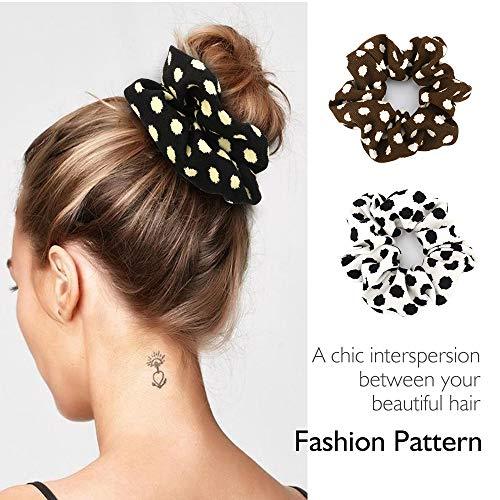 Velvet Fashion Hair Scrunchies - 8 Piece Gift Set - Image 58