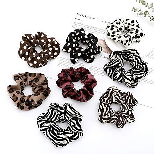 Velvet Fashion Hair Scrunchies - 8 Piece Gift Set - Image 63