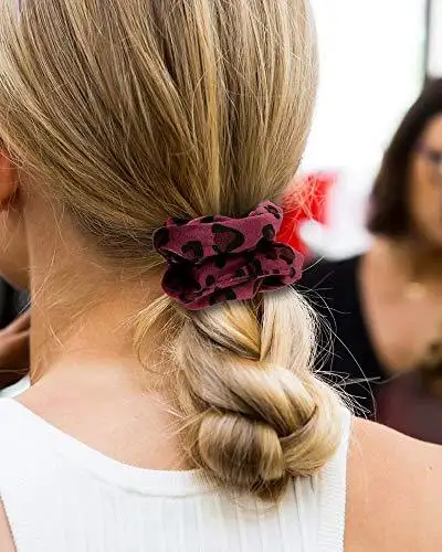 Velvet Fashion Hair Scrunchies - 8 Piece Gift Set - Image 7