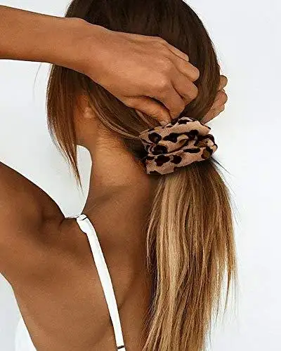 Velvet Fashion Hair Scrunchies - 8 Piece Gift Set - Image 9