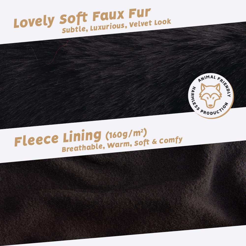Velvet Faux Fur Ear Warmer Winter Headband - Image 12