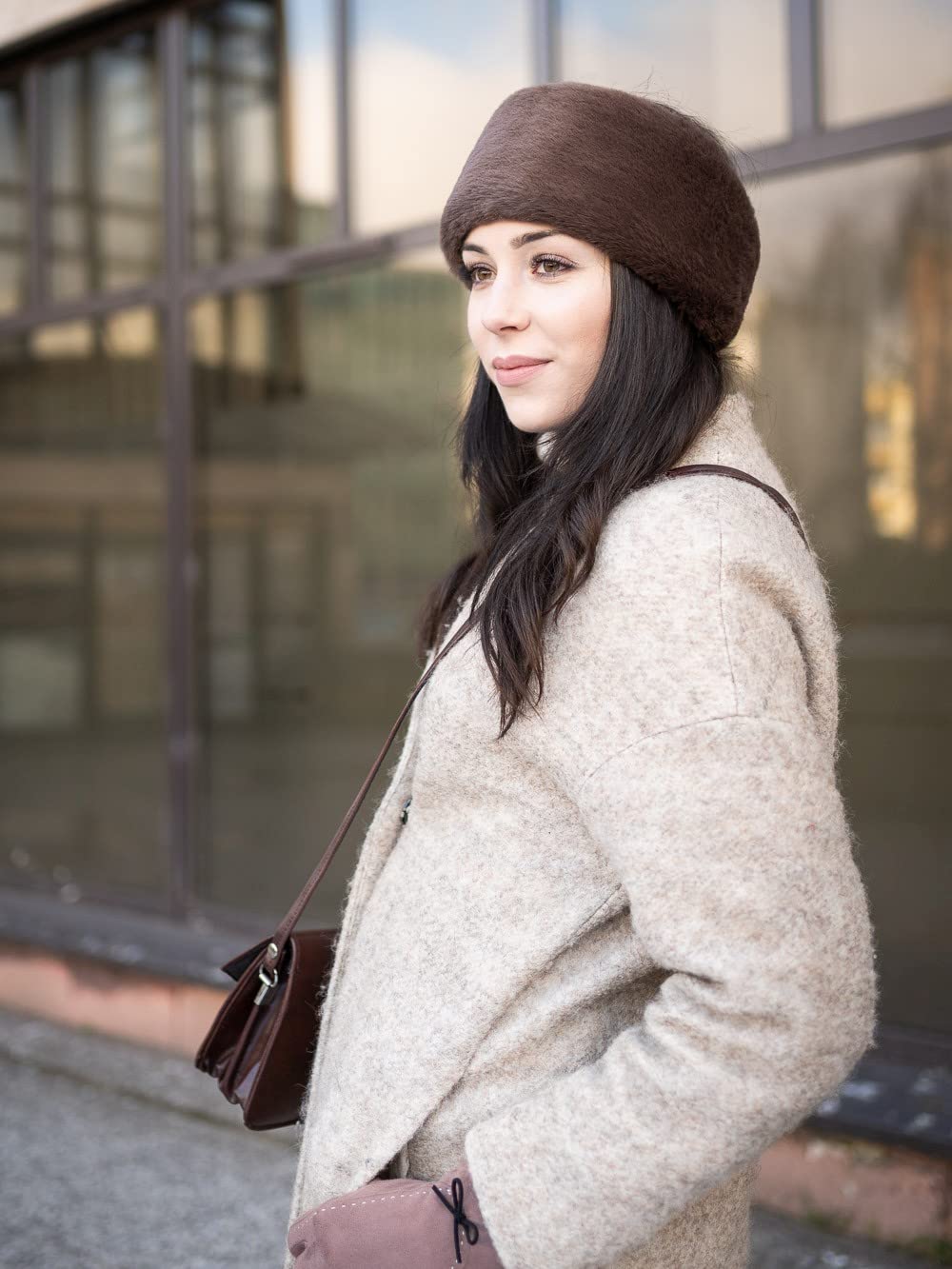 Velvet Faux Fur Ear Warmer Winter Headband - Image 15