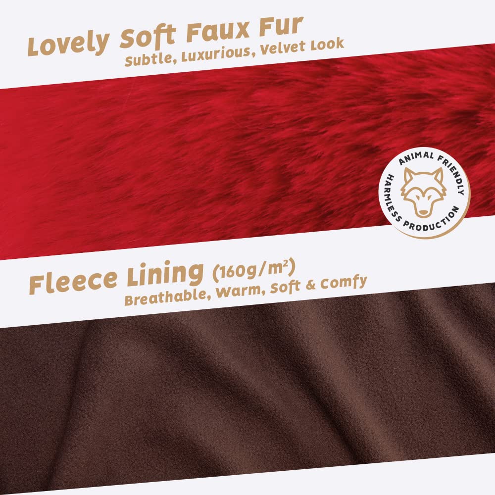 Velvet Faux Fur Ear Warmer Winter Headband - Image 27
