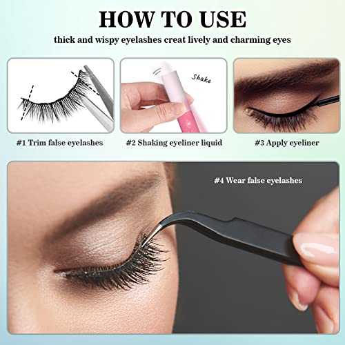 Waterproof 3D Magnetic Eyelashes with Eyeliner - Image 10