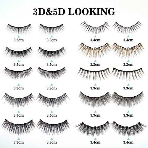 Waterproof 3D Magnetic Eyelashes with Eyeliner - Image 9