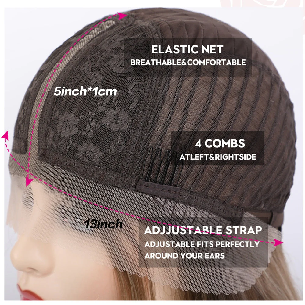 Wavy Chocolate Brown Lace Front Wig - Image 2