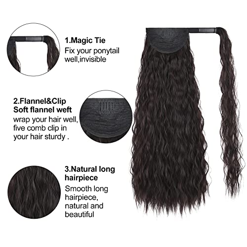 Wavy Clip in Ponytail Extension - Image 10