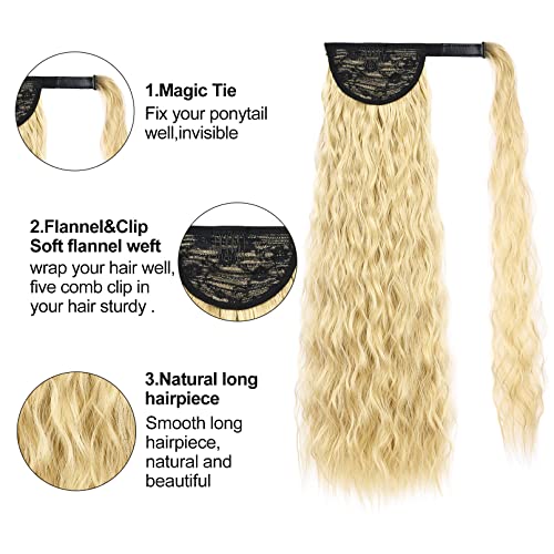Wavy Clip in Ponytail Extension - Image 13