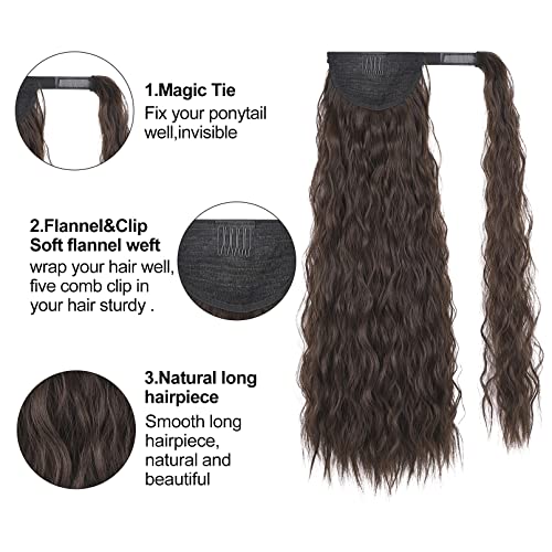 Wavy Clip in Ponytail Extension - Image 21