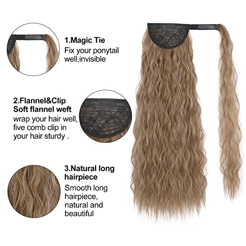 Wavy Clip in Ponytail Extension - Image 24