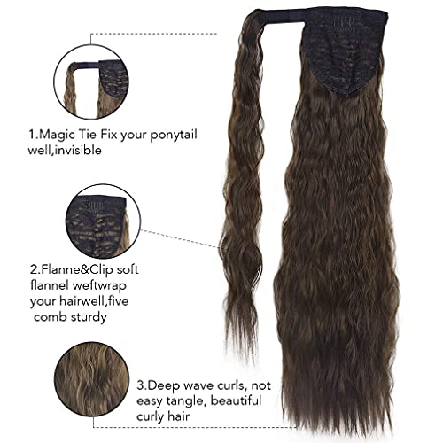 Wavy Clip in Ponytail Extension - Image 26