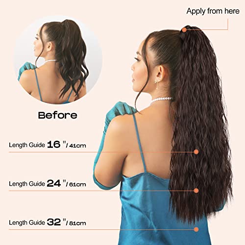 Wavy Clip in Ponytail Extension - Image 3