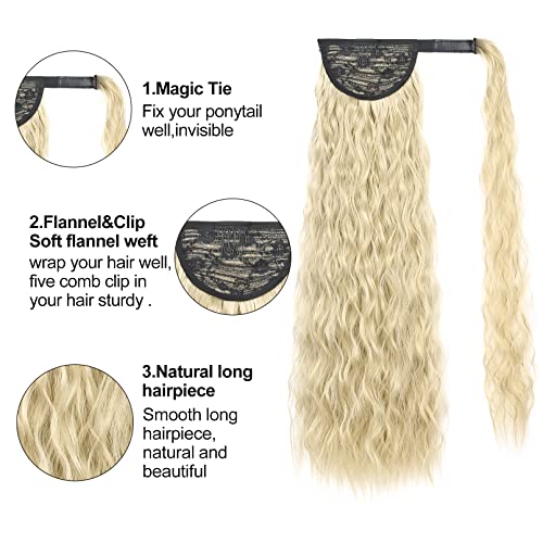 Wavy Clip in Ponytail Extension - Image 4