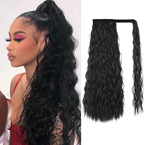 Wavy Clip in Ponytail Extension - Image 5