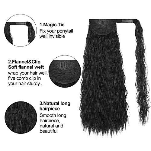 Wavy Clip in Ponytail Extension - Image 7